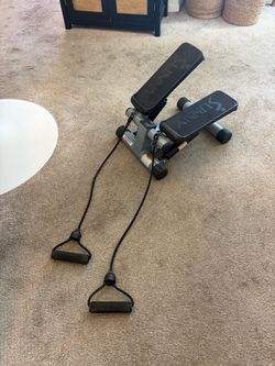 Mini Stepper with Exercise Bands