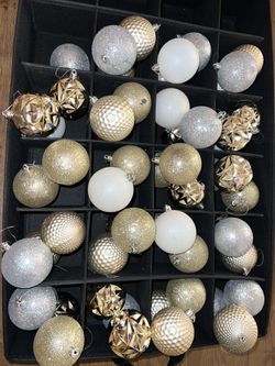 Christmas Balls, Decorations, 58 Pieces