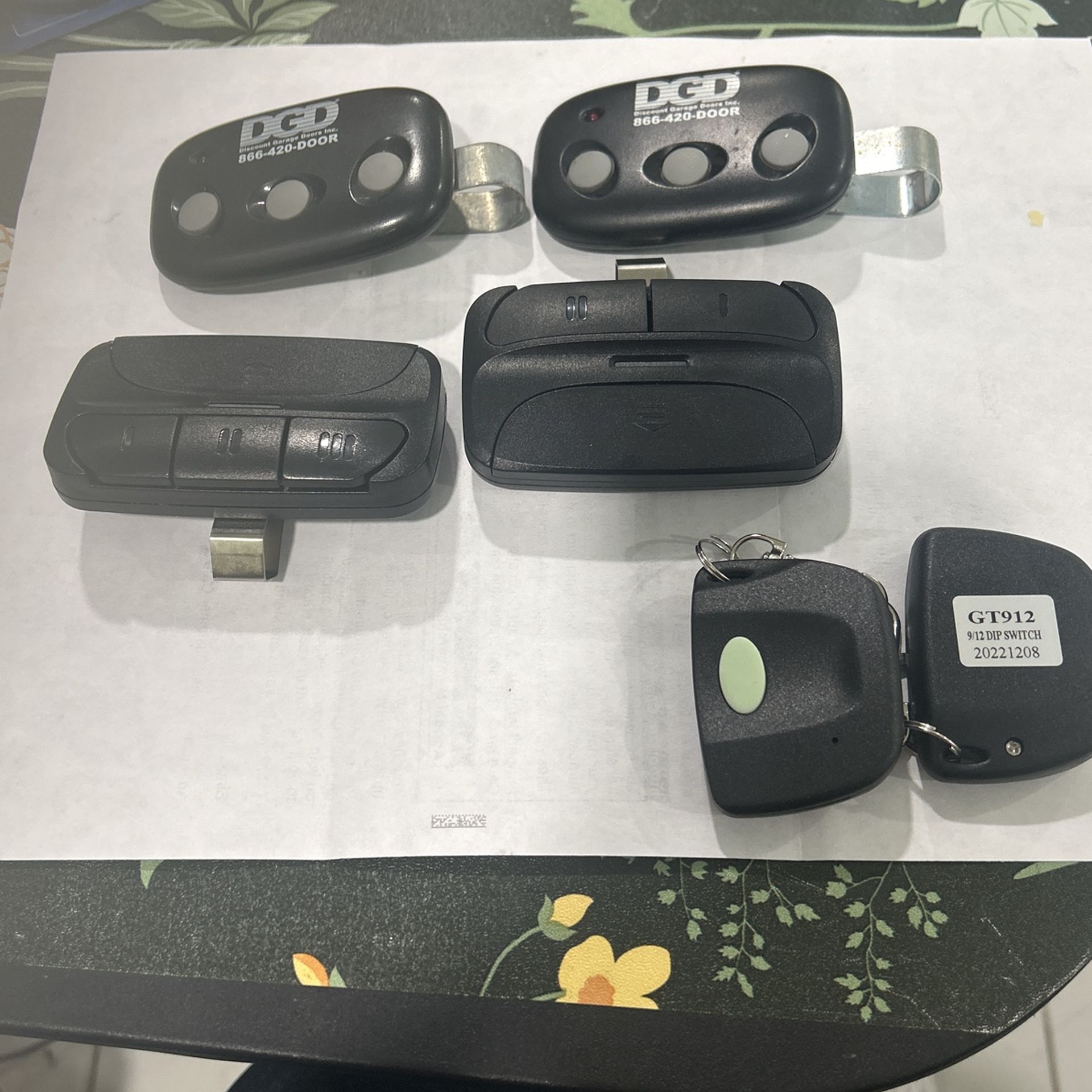 Garage Door Remote