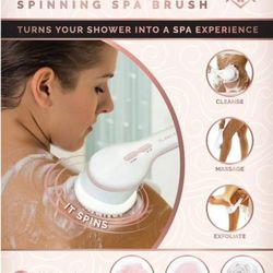 Flawless Cleanse Spa Spinning Spa Brush By Finishing Touch- Nice Christmas Gift