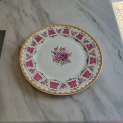  Antique Hand Painted  9 5/8" Plates