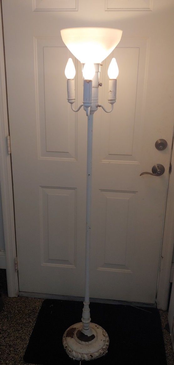 VINTAGE ART DECO  CANDELABRA FLOOR LAMP