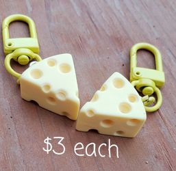 Cheese Keychain $3 