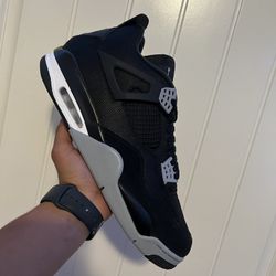 Jordan 4 Black Canvas Size 13 Brand New 