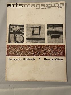 Vintage 60’s Arts Magazine Jackson Pollock Franz Kline Moma Andy Warhol Cat Twombly Jasper John’s