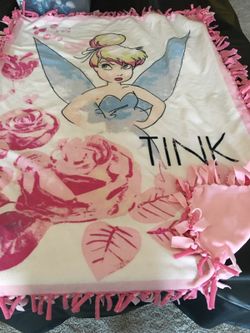 YOUTH SIZE - Tinkerbell Knot Blanket