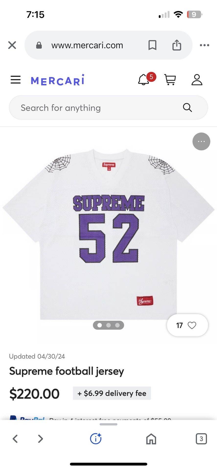 Supreme Size M