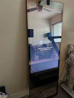 lululemon Studio MIRROR with Floor Stand — Powers On