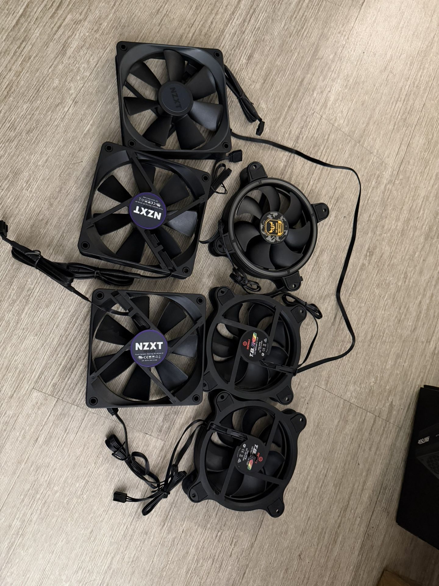 PC Case Fans – 6 Total (Brand New) $15