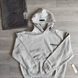 Essentials Dark Oatmeal Hoodie 