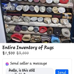 Rugs Must Go 1500.00 Inventory Or 10 Per Rug
