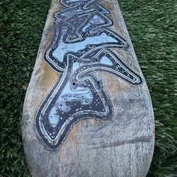 Skateboard Custom Platform With Acclaimed Nimbus Artwork and Snti-Slip Surface