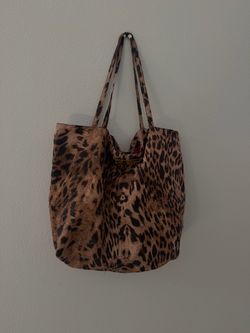 Leopard Print Tote Bag