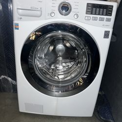 LG White front load Washer 