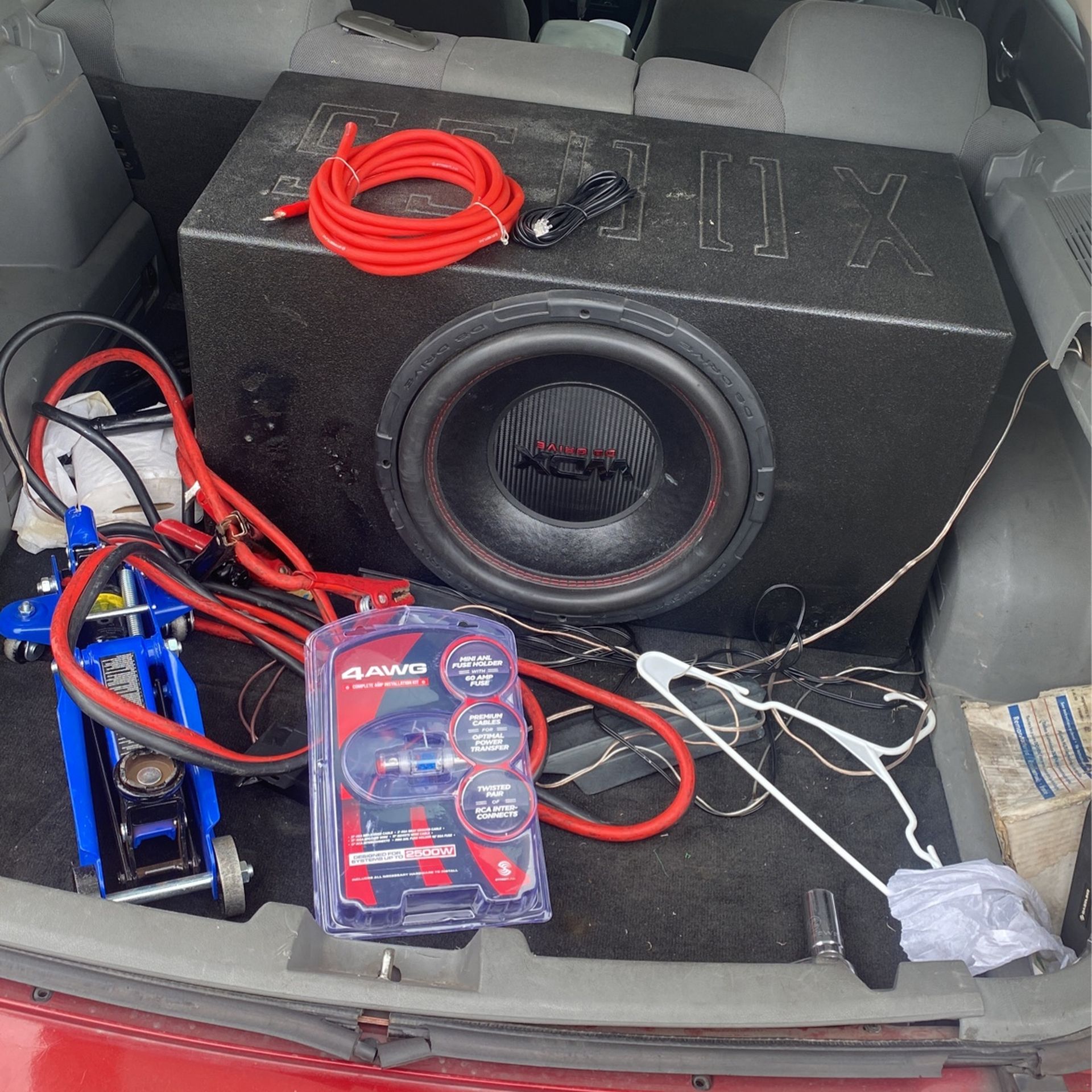 15 Inch Db Drive Sub And 2500 Watt Amp & Install Equipment