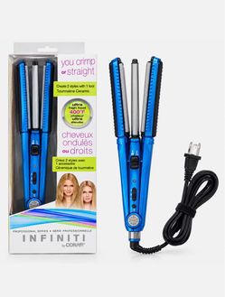 INFINITI BY CONAIR – 2-IN-1 HAIR CRIMPER & STRAIGHTENER