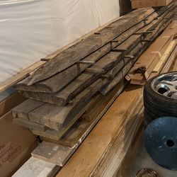 Raw Wood Lumber, 15 to 20 Feet Long