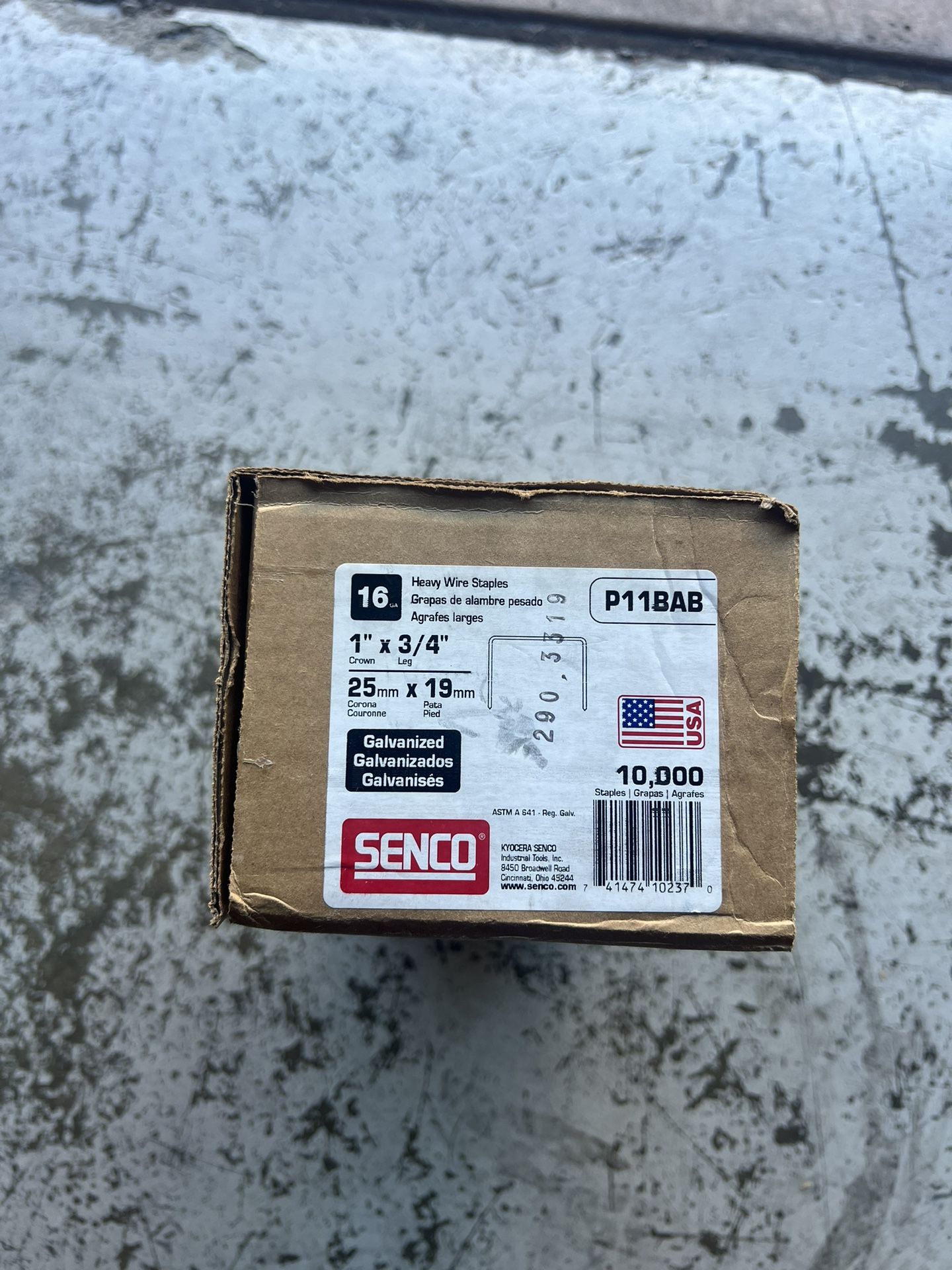 Staples Senco 1x3/4”