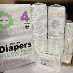 Size 4 Diapers & Wipes Bundle