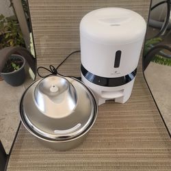 Automatic Pet Feeder And Water Fountain 