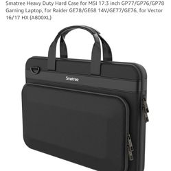 Smatree Heavy Duty Hard Case for MSI 17.3 inch GP77/GP76/GP78 Gaming Laptop, for Raider GE78/GE68 14V/GE77/GE76, for Vector 16/17 HX (A800XL)