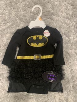 New Bat girl baby Halloween onesie: 3-6 months
