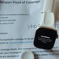 Apple Watch, S10(GPS). 42mm, Aluminum, Rose Gold