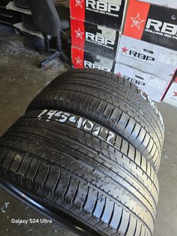 Only 2 used tires 295 40r22 Goodyear $180.00
