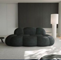 Moving Sale Black Cloud Couch Floor Sofa