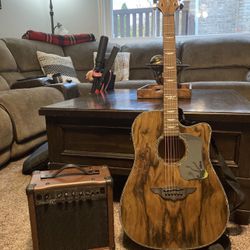 Limited Edition Kieth Urban Acoustic Guitar With Amp