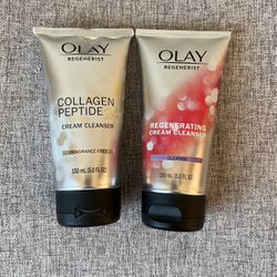 2 Olay Regenerates Cream Cleansers