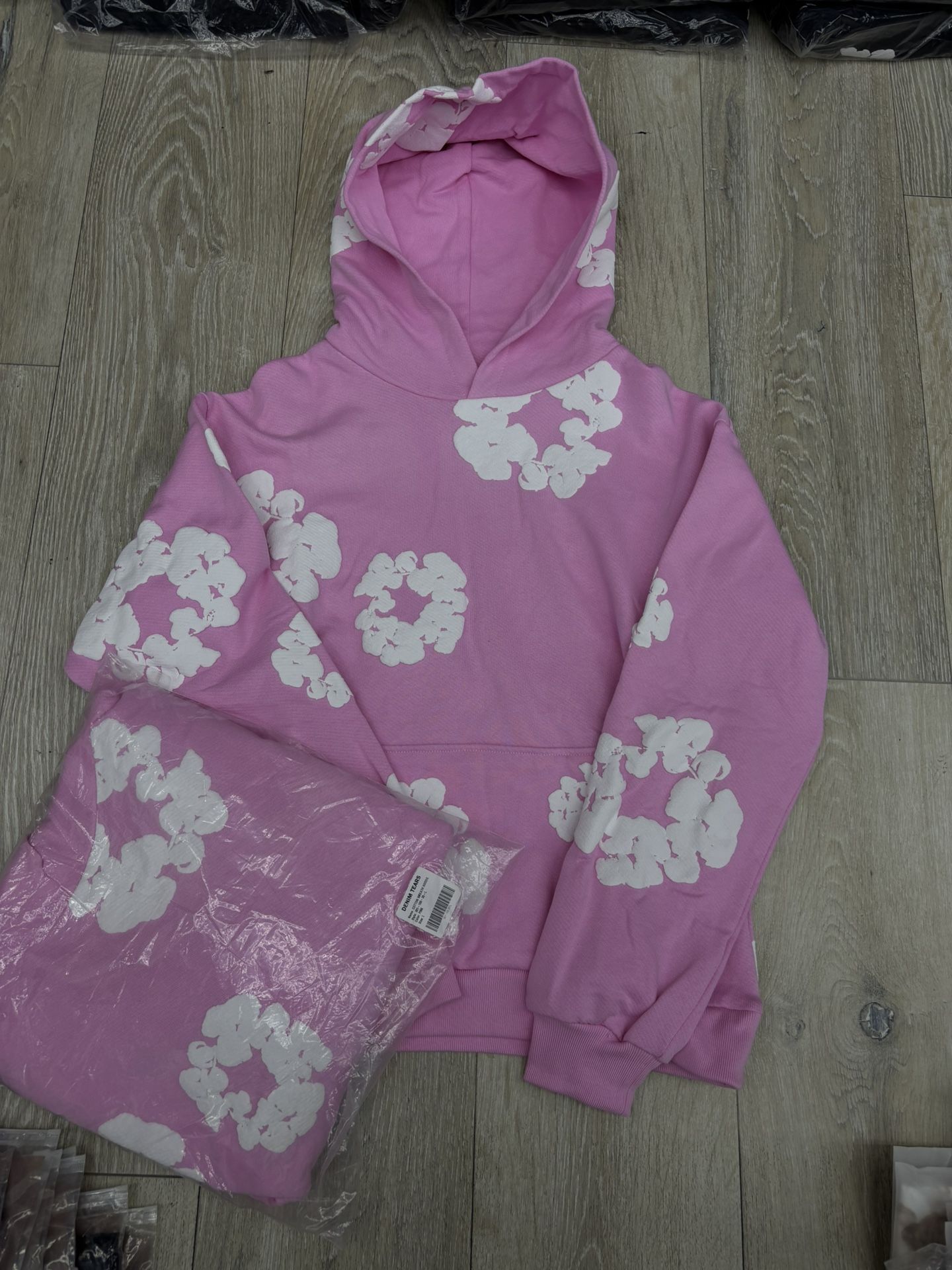 Denim Tear Pink Hoodie