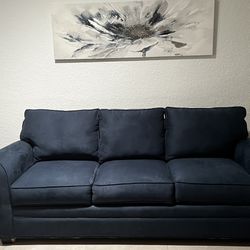 New Royale Blue Sealy Queen Sofa Sleeper