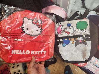 Hello Kitty Mini Backpack W/ Matching Hat