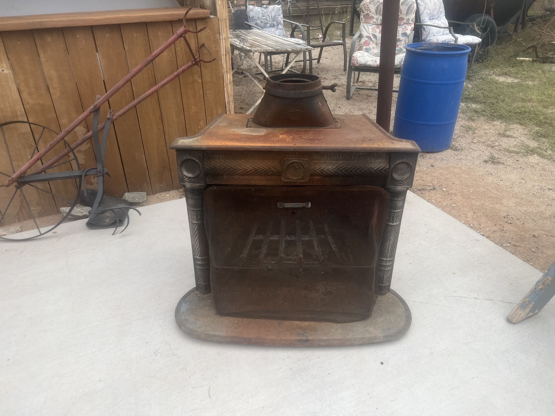Cast-Iron Fireplace Antique