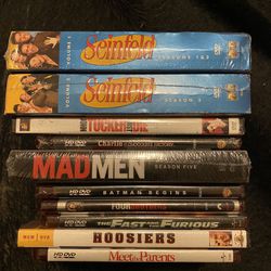 DVD collection Sealed unopened brand new 16 DVDs Seinfeld Batman Fast Furious