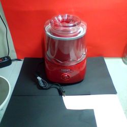 Cuisinart Frozen Yogurt - Ice Cream & Sorbet Maker + Manual With Recipes 