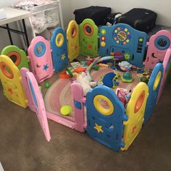 Colorful Baby Playpen