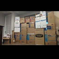 📦📦 24 Large, Medium Small Moving Boxes & Packing Paper*