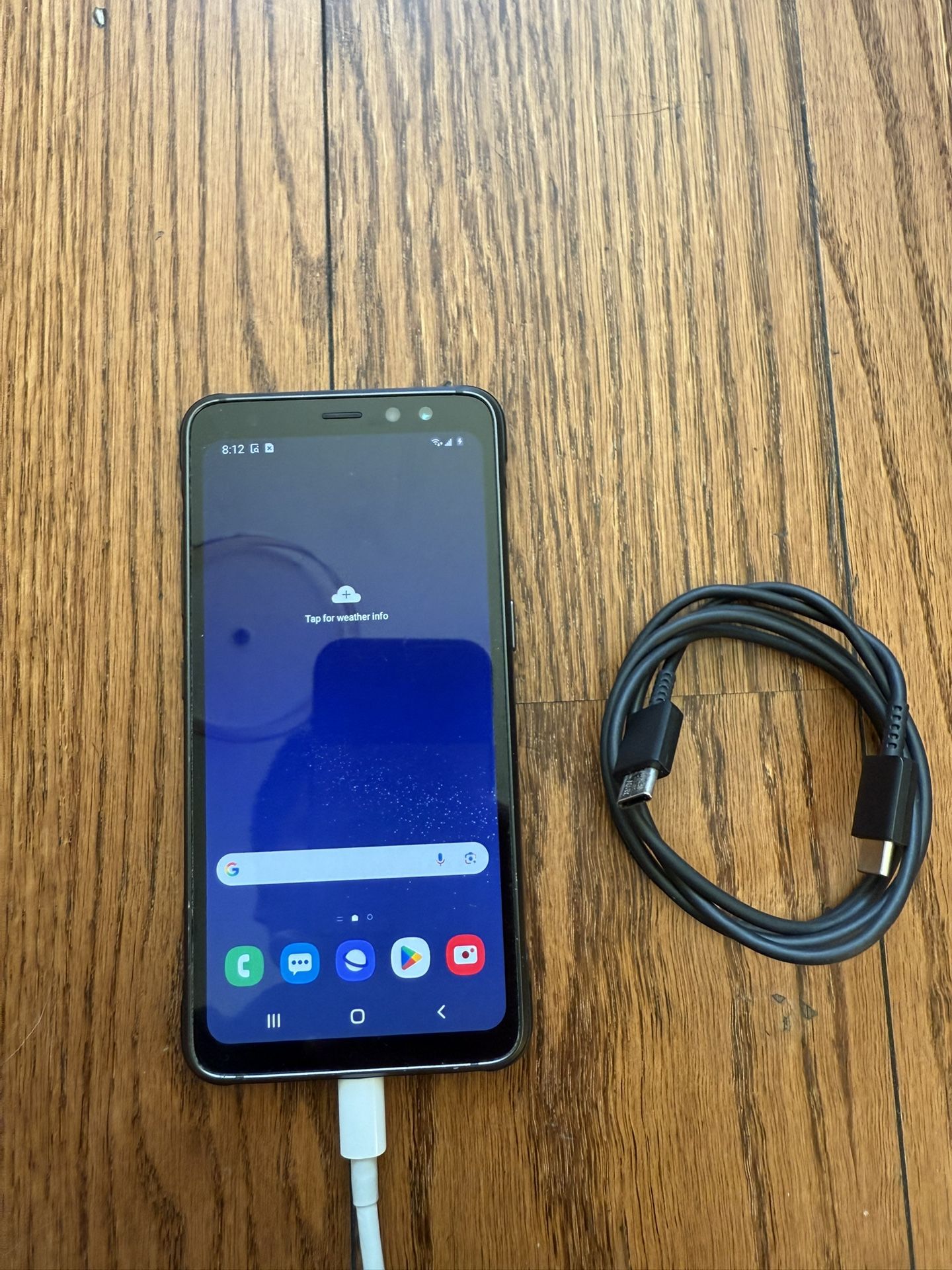 Samsung Phone S8 Active 4GB RAM/64GB SSD/T-Mobile/USB-C charging cable