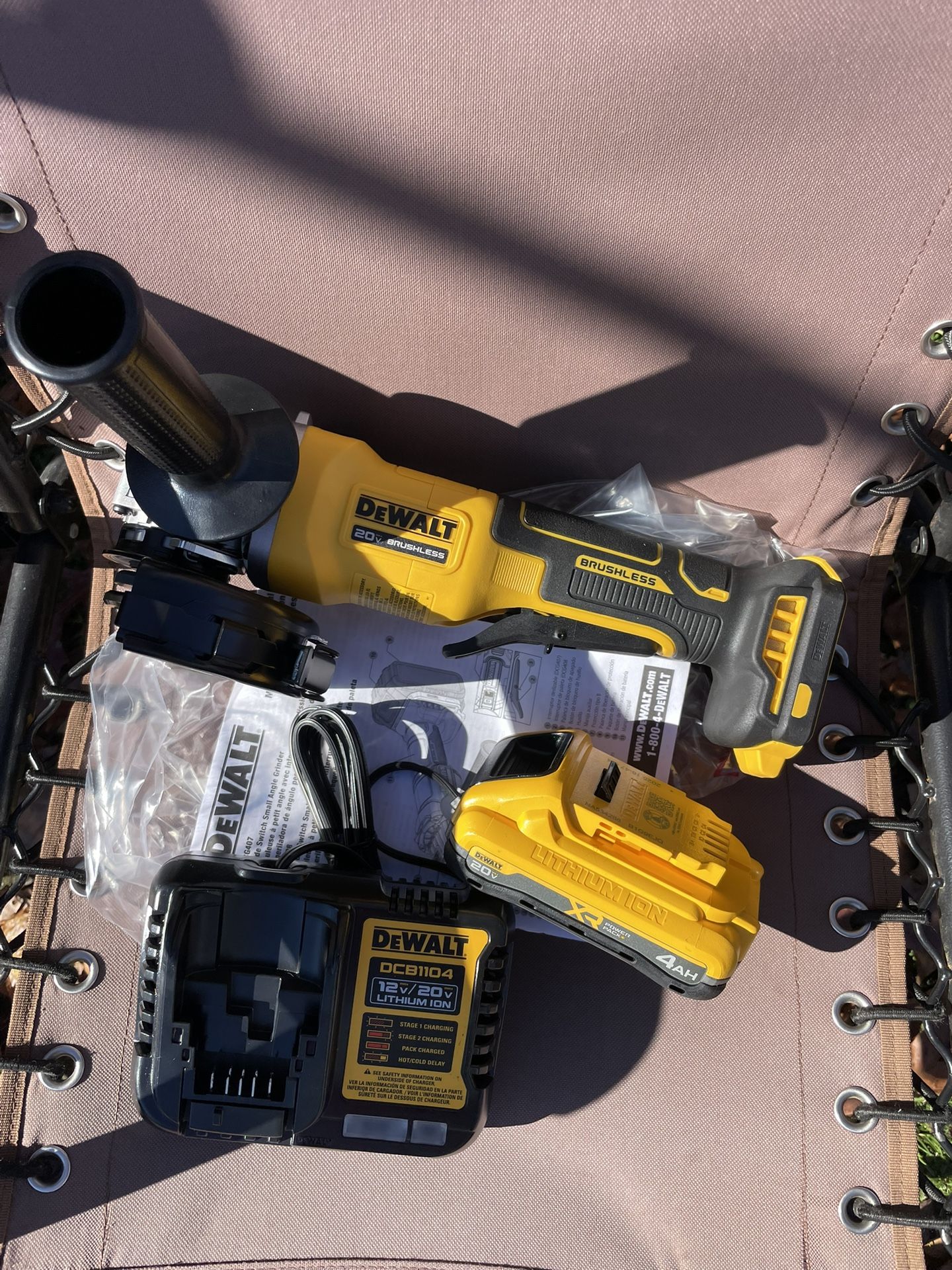 New DeWalt Grinder Set