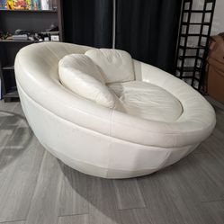 Leather Italian Couch 