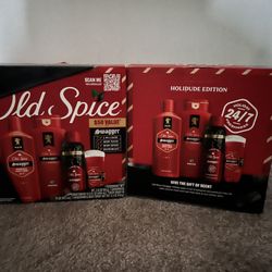 Old Spice Red Collection Deodorant, Body Spray, Body Wash, Shampoo 2 in 1 Holiday Pack Swagger 