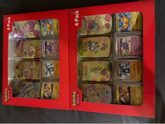 Pokemon 151 tins 2 boxes