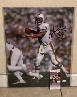 JSA Certified Dan Marino 16x20 Glossy Picture