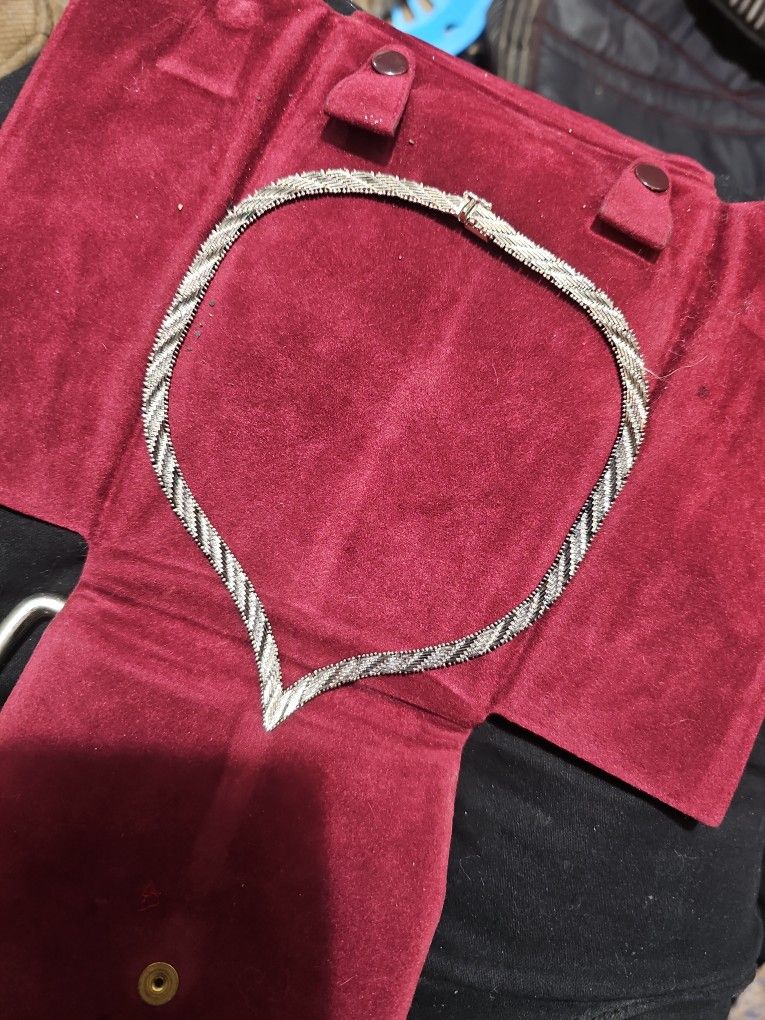 16" Riccio Rolo Link Sterling Silver Necklace
