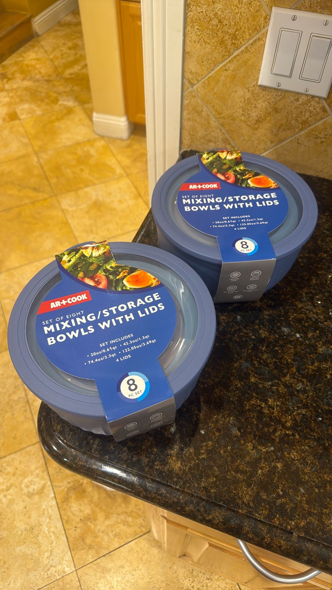 Brand New Mixing/Storage Bowls