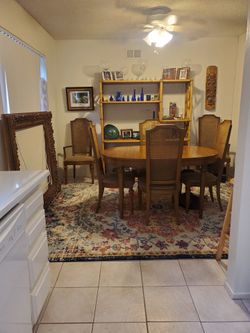 Wood dining set
