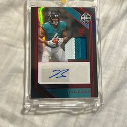 2023 Panini Limited - Rookie Patch Autographs Tank Bigsby #134 Ruby Spotlight /49 