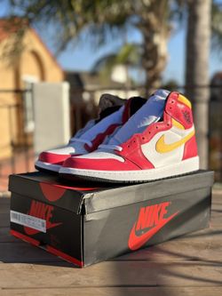 Brand New Jordan 1 Retro High OG Light Fusion Red Size 12
